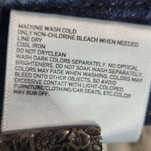 Uniqlo Jeans Blue Slim Straight Fits 36x26 Kaihara Denim - Picture 8 of 10